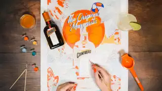 Cointreau's margarita and paint by numbers kit