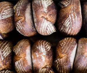 Sourdough loaves at Brick House Bakery in East Dulwich
