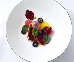 The Dining Room at The Goring restaurant review: A beetroot starter